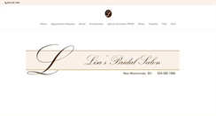 Desktop Screenshot of lisasbridal.com